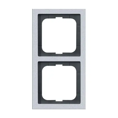 Busch-Jaeger 1722-183K afdekraam 2-voudig Future Linear aluzilver