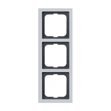 Busch-Jaeger 1723-183K afdekraam 3-voudig Future Linear aluzilver