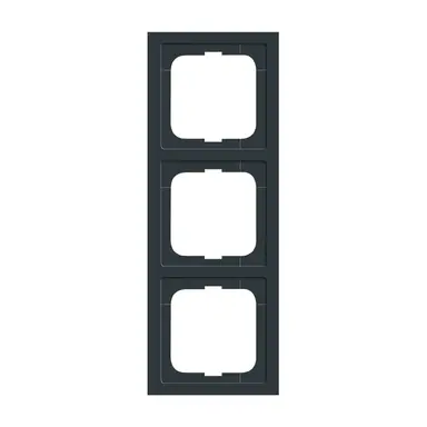 Busch-Jaeger 1723-181K afdekraam 3-voudig Future Linear antraciet