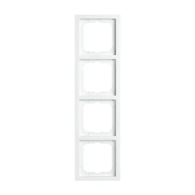 Busch-Jaeger 1724-184K afdekraam 4-voudig Future Linear studiowit glans