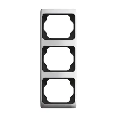 Busch-Jaeger 1733 KA-266 afdekraam 3-voudig verticaal Alpha Exclusive titanium OP=OP