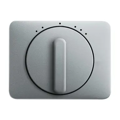 Busch-Jaeger 1740 DRL-266-503 driestanden knop voor ventilatorschakelaar Alpha titanium