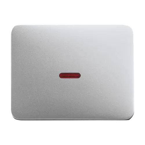 Busch-Jaeger 1789-266 schakelwip controlevenster rood Alpha titanium OP=OP