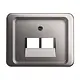 Busch-Jaeger 1803-02-20 centraalplaat RJ45 wandcontactdoos 2-voudig Alpha platin OP=OP