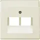 Busch-Jaeger 1803-02-82 centraalplaat RJ45 wandcontactdoos 2-voudig creme