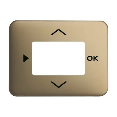 Busch-Jaeger 6435-21 centraalplaat timer/CO2/thermostaat Alpha brons OP=OP