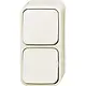 Busch-Jaeger 2601/6/2601/6 AP wissel/wisselschakelaar opbouw AP plus creme