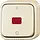 Busch-Jaeger 2601/2 SKAP/11-503 wipschakelaar 2-polig controlevenster opbouw AP plus creme
