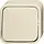Busch-Jaeger 2601/7 AP/11-503 kruisschakelaar opbouw AP plus creme
