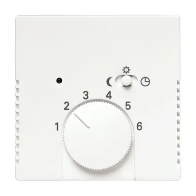 Busch-Jaeger 1795-84 centraalplaat voor inbouw thermostaat Future Linear studiowit