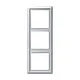 Busch-Jaeger 2103-33 afdekraam 3-voudig IP44 aluzilver
