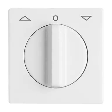 Busch-Jaeger 2142 DR-34 draaiknop tbv jaloezieschakelaar IP44 alpinwit