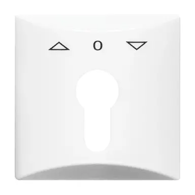 Busch-Jaeger 2155 PZ-34 jaloezie centraalplaat met pijl opdruk IP44 alpinwit