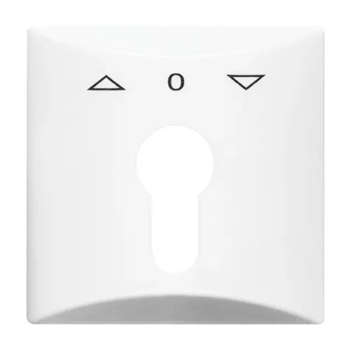 Busch-Jaeger 2155 PZ-34 jaloezie centraalplaat met pijl opdruk IP44 alpinwit