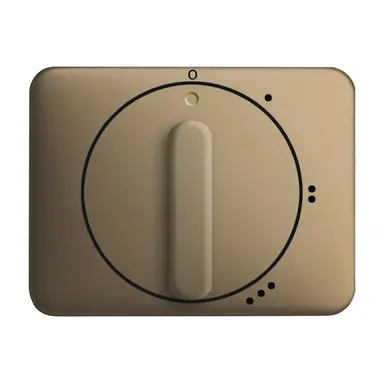 Busch-Jaeger 2542 DR/01-21 draaiknop driestandenschakelaar met nul Alpha brons OP=OP