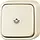 Busch-Jaeger 2601/6 APLI/11-503 wisselschakelaar met nalichtend symbool licht opbouw AP plus creme