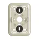 Busch-Jaeger 2609/02 APJ-COMB montageplaat 2-voudig opbouw voor combinaties AP plus creme