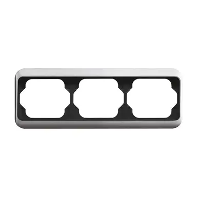 Busch-Jaeger 1723-266 afdekraam 3-voudig horizontaal Alpha Nea titanium OP=OP