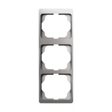 Busch-Jaeger 1733 KA-20 afdekraam 3-voudig verticaal Alpha Exclusive platin OP=OP