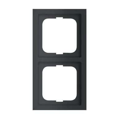 Busch-Jaeger 1722-885K afdekraam 2-voudig Future Linear zwart mat