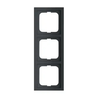 Busch-Jaeger 1723-885K afdekraam 3-voudig Future Linear zwart mat