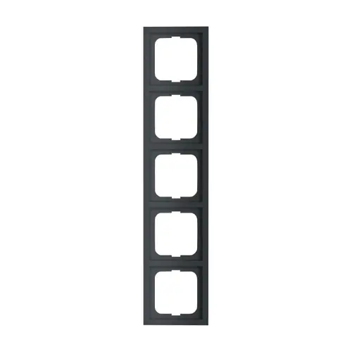 Busch-Jaeger 1725-885K afdekraam 5-voudig Future Linear zwart mat