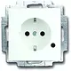 Busch-Jaeger 20 EUCBL-884 wandcontactdoos randaarde kindveilig met LED controleverlichting Future Linear studiowit mat