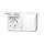 Busch-Jaeger 20/2 EBW-54 wandcontactdoos 2-voudig randaarde kindveilig met klapdeksels opbouw Ocean IP44 alpinwit