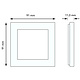 Busch-Jaeger 1721-280 afdekraam 1-voudig Axcent glas wit