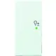 Busch-Jaeger 6234-21-84 bedieningswip links symbool dimmer tbv bedieningselement flex 2-voudig Future Linear studiowit glans