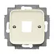 Busch-Jaeger 2561-212 centraalplaat + draagring 1x modular jack Standaard SI