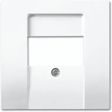 Busch-Jaeger 2539-914 centraalplaat USB / luidspreker Balance SI wit glans