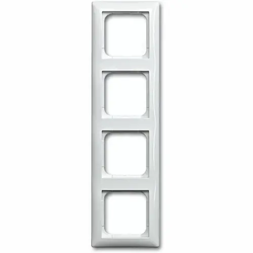 Busch-Jaeger 1724-914 afdekraam 4-voudig Balance SI wit glans