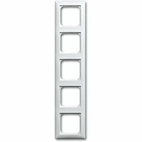Busch-Jaeger 1725-914 afdekraam 5-voudig Balance SI wit glans