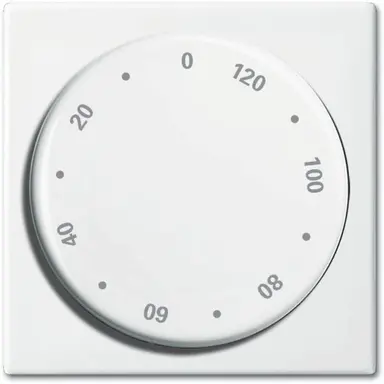 Busch-Jaeger 1771-914-102 draaiknop tijdschakelaar 120 min Balance SI wit glans