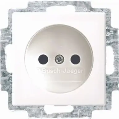 Busch-Jaeger 2300UCB-914-500 wandcontactdoos zonder randaarde kindveilig Balance SI