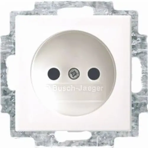 Busch-Jaeger 2300UCB-914-500 wandcontactdoos zonder randaarde kindveilig Balance SI