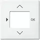 Busch-Jaeger 6435-914 centraalplaat timer/CO2/thermostaat Balance SI wit glans