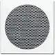 Busch-Jaeger 8253-914 centraalplaat radioluidspreker Balance SI wit glans