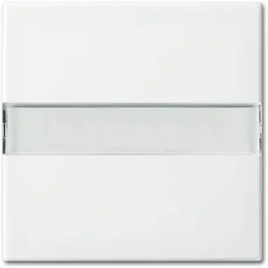 Busch-Jaeger 2506 N-914 schakelwip met tekstkader Balance SI wit glans