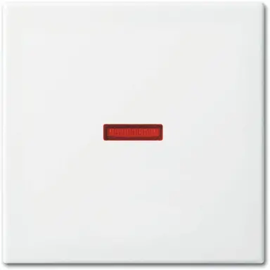 Busch-Jaeger 1789-914 schakelwip met klein rood controlevenster Balance SI wit glans