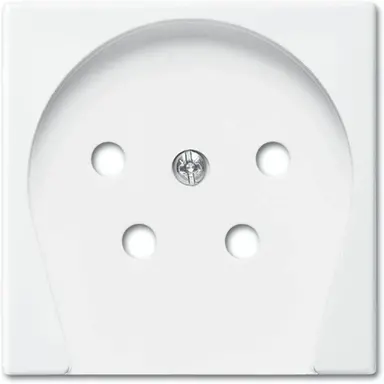 Busch-Jaeger 2765-914-503 centraalplaat telefoon KPN 4-polig Balance SI wit glans