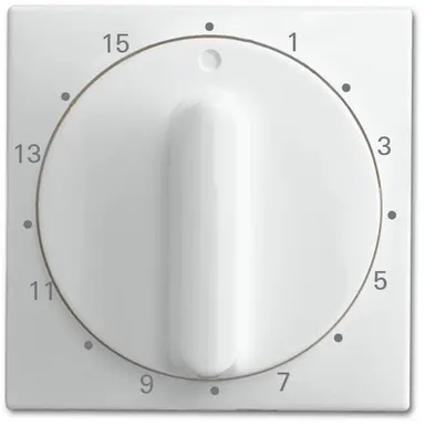 Busch-Jaeger 1770-914-103 draaigreep tijdschakelaar 15 min Balance SI wit glans