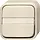 Busch-Jaeger 2621 NAP206/11-503 wip-impulsdrukker wissel 1-polig met tekstveld opbouw AP plus creme