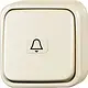 Busch-Jaeger 2621APKI206/11-503 wip-impulsdrukker wissel 1-polig opbouw AP plus creme