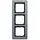 Busch-Jaeger 1723-270 afdekraam 3-voudig Axcent platin