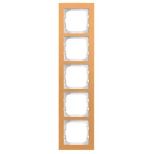 Busch-Jaeger 1725-225 afdekraam 5-voudig Axcent glas zon