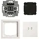 Busch-Jaeger 62851 UJ-84-WL LED-dimmersokkel flex 1-voudig complete set met bedieningselement draadloos Future Linear studiowit glans