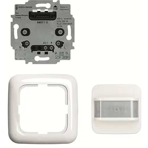 Busch-Jaeger 64762 UJ-214 bewegingsmelder met comfort-sensor en selectlens compleet Reflex SI