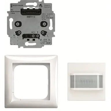 Busch-Jaeger 64762 UJ-914 bewegingsmelder met comfort-sensor en selectlens compleet Balance SI